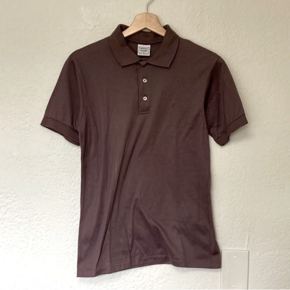 Vtg Pierre Cardin Paris New York Burgundy Polo, Size S